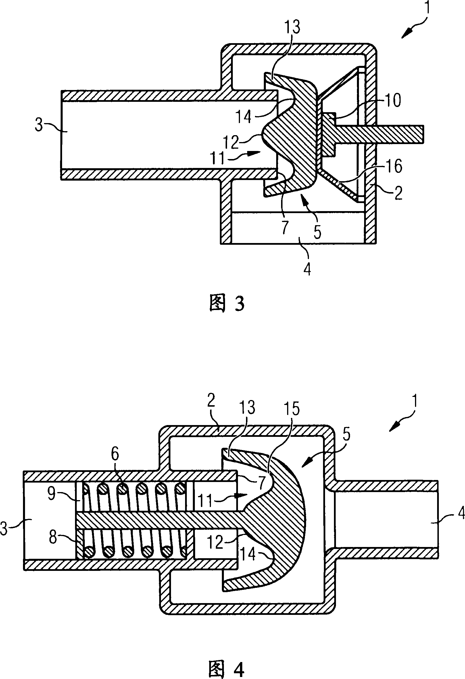 Valve for use in a fuel line of a motor vehicle