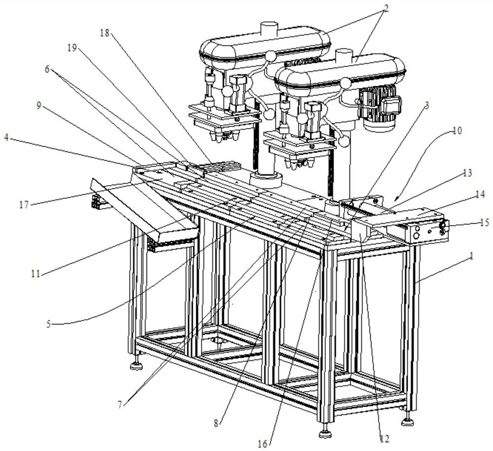 Multi-station drilling equipment