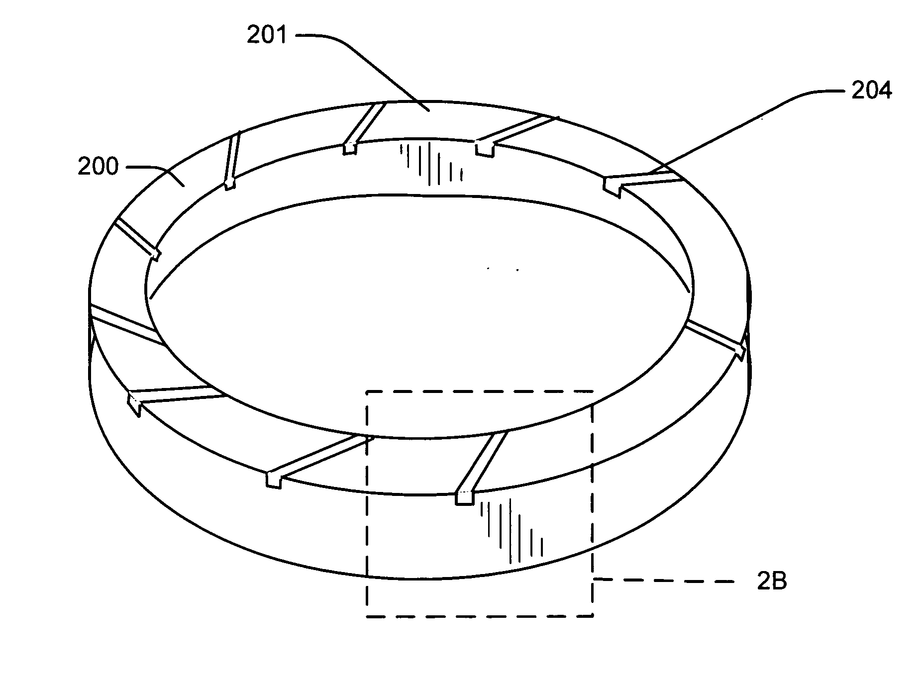 CMP polishing heads retaining ring groove design for microscratch reduction