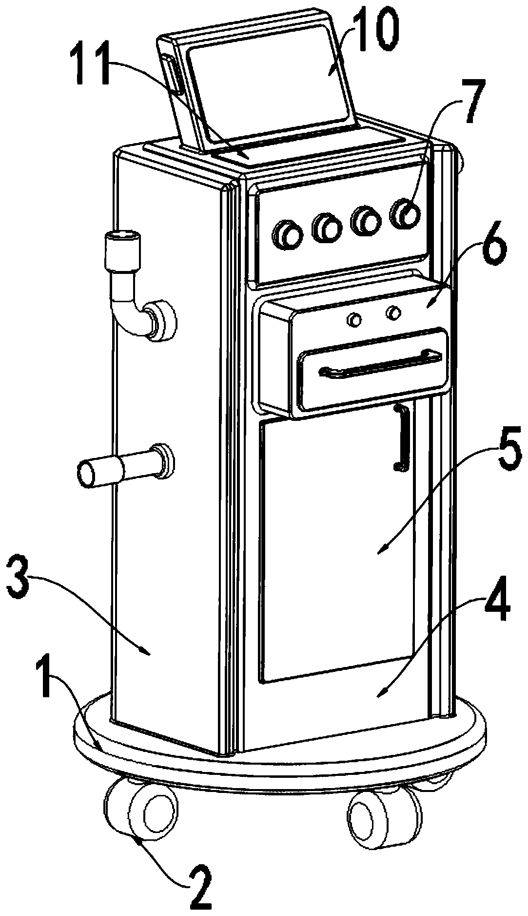 Hemodialysis (HD) detection nursing instrument