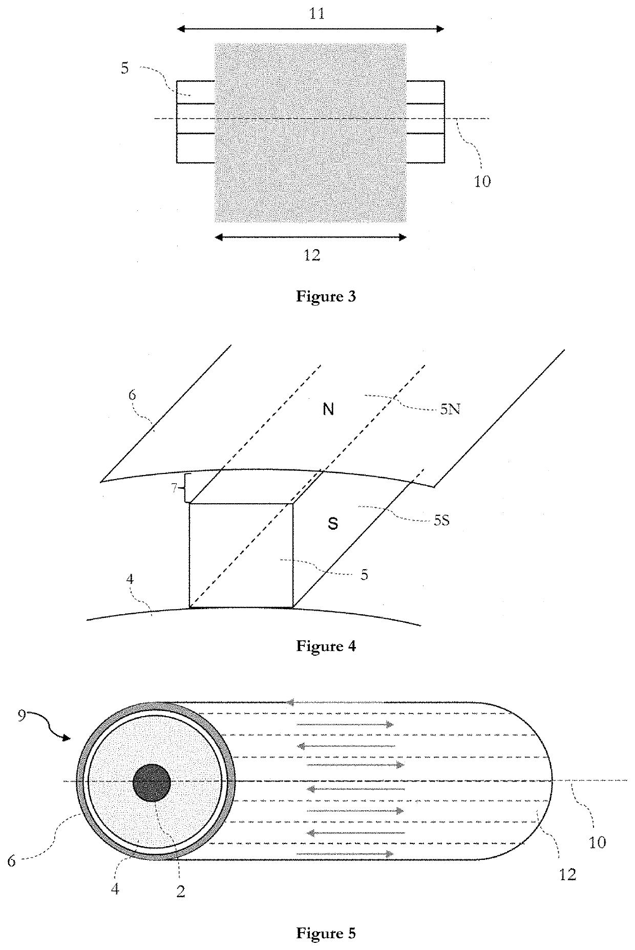 Magnetic cooling roll