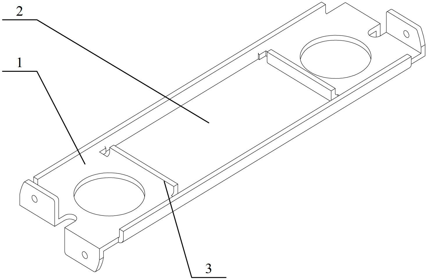 Guide frame and electromagnetic reversing valve