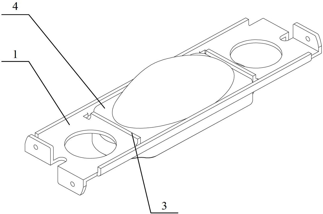 Guide frame and electromagnetic reversing valve