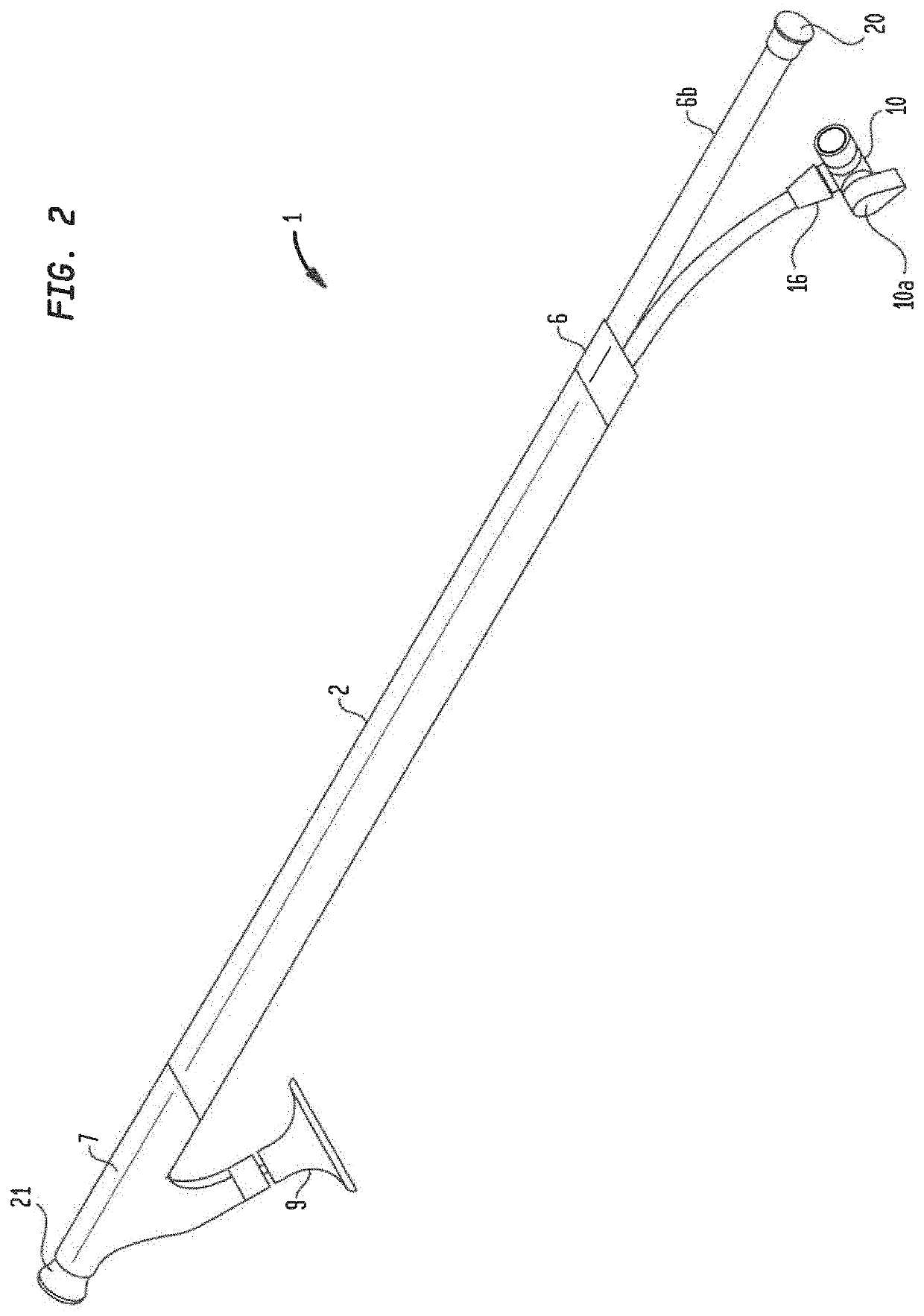 Shower assembly and method of attaching such a shower assembly