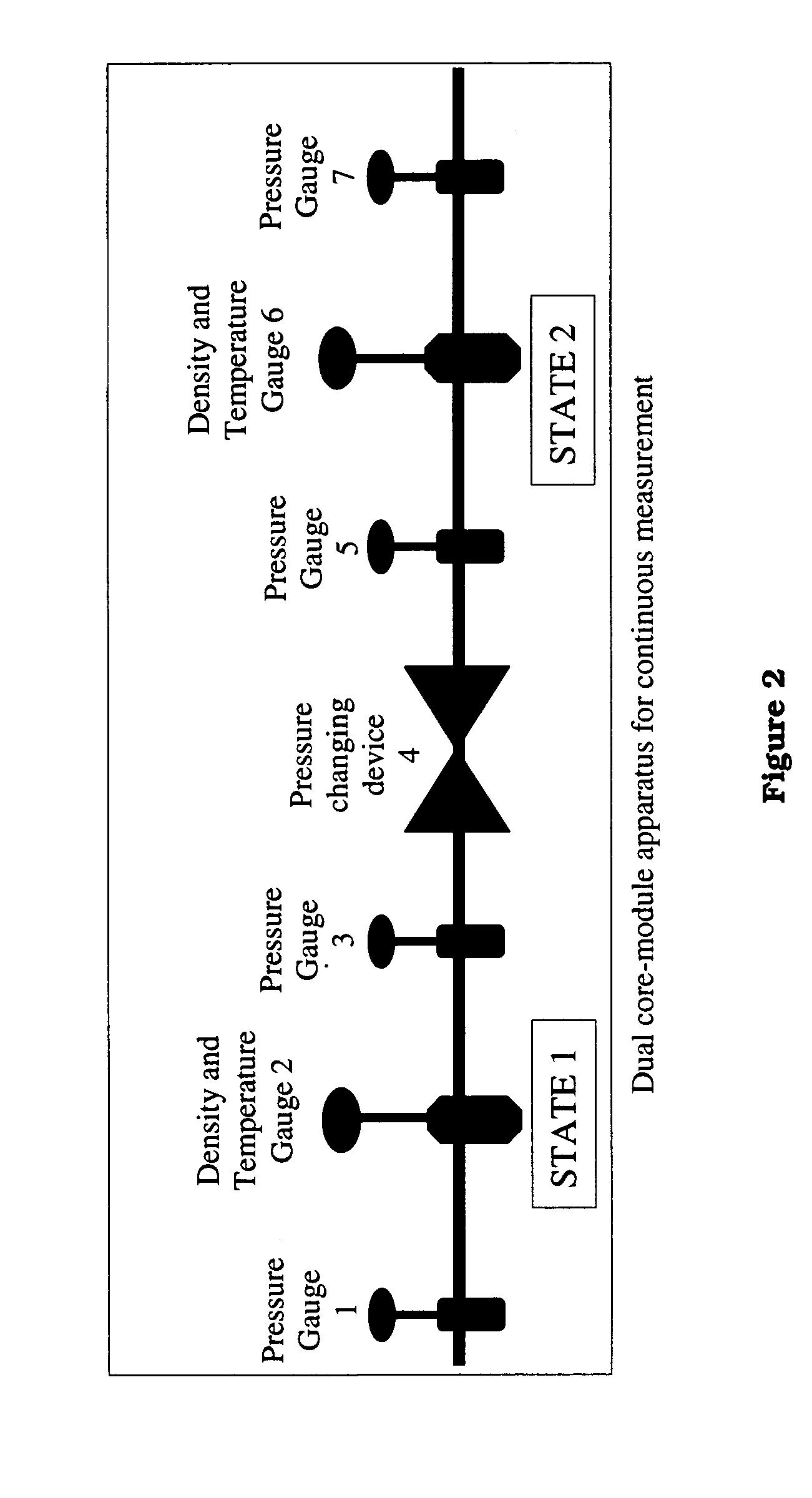 Apparatus and method for real time determination of density and related parameters in manufacturing processes