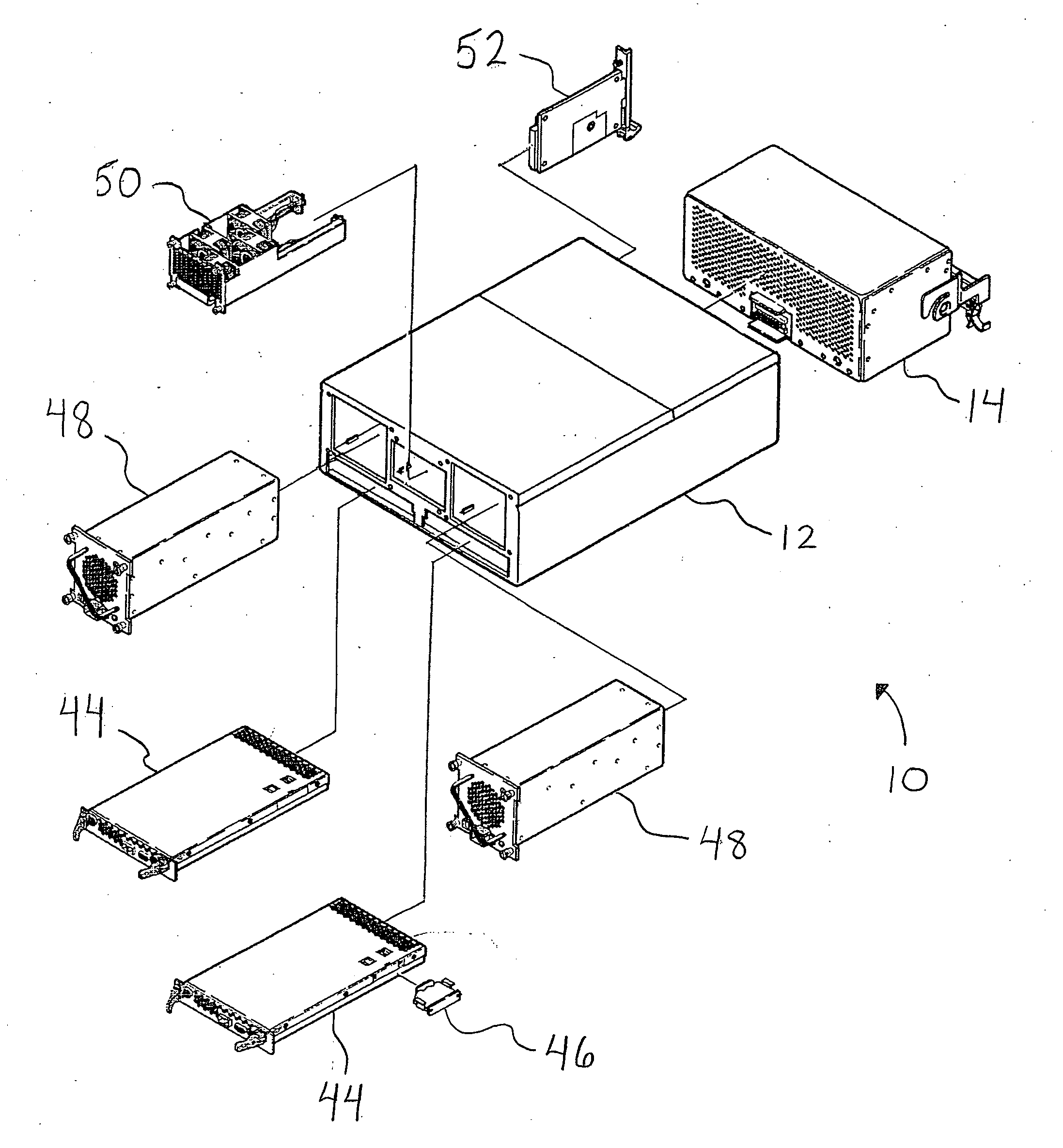 Transportable mass data storage system