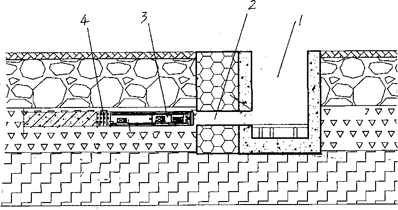 Pipeline laying construction method combining non-excavation jacking and liquid nitrogen horizontal freezing excavation laying