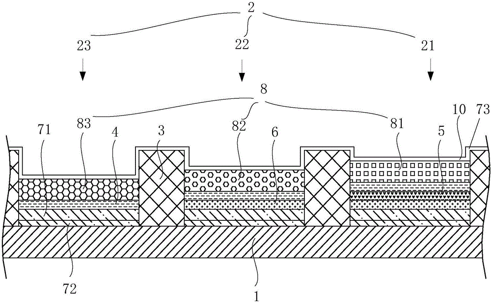 Organic light-emitting diode array substrate, display device and manufacturing method