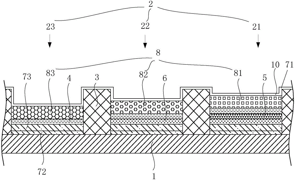 Organic light-emitting diode array substrate, display device and manufacturing method