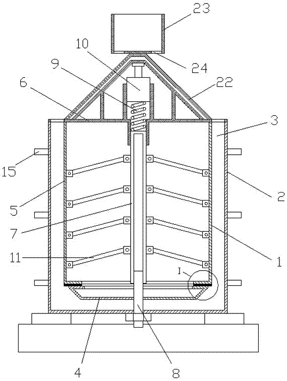 Cement prefabricated part direct-extrusion vibration method integral forming mold and machining method thereof