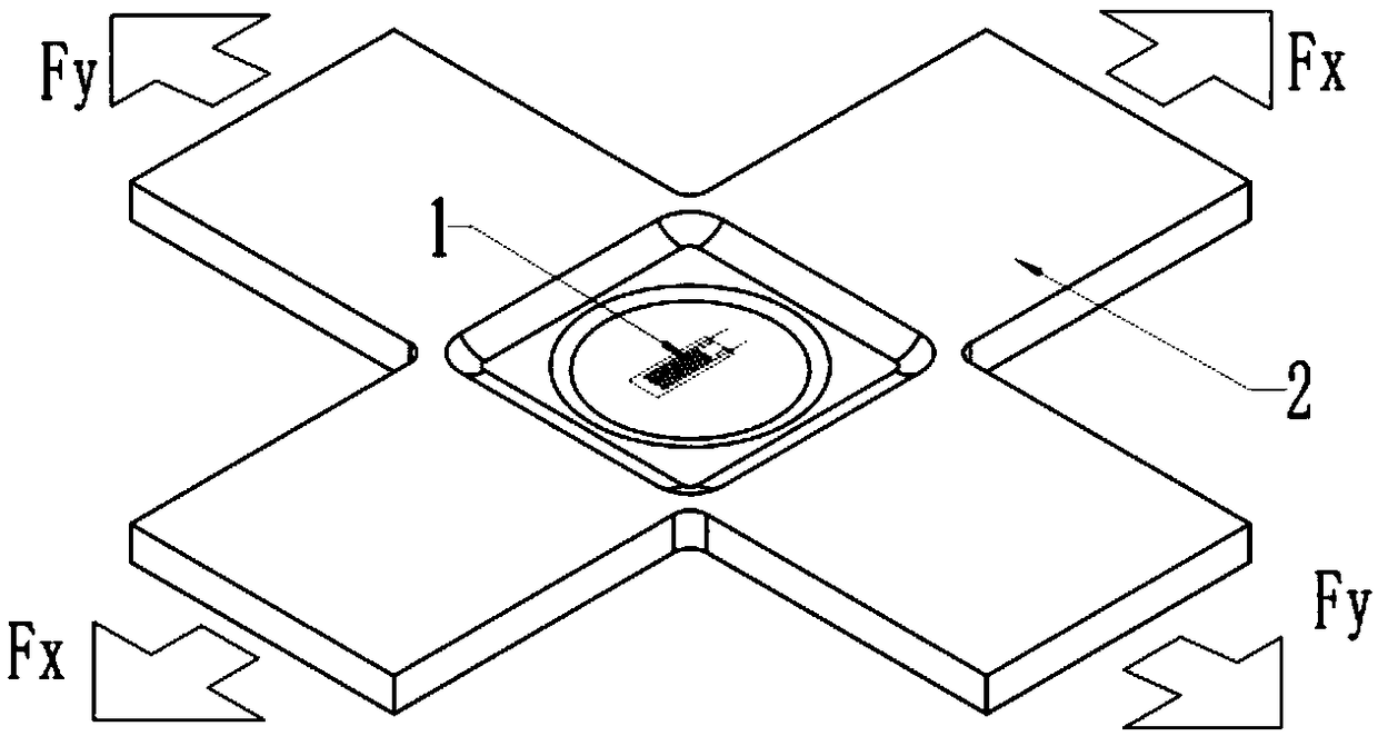 Method for measuring poisson ratio of material based on biaxial stretching test