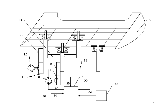 Height-and-inclination-angle-adjustable spoiler control device and control method thereof