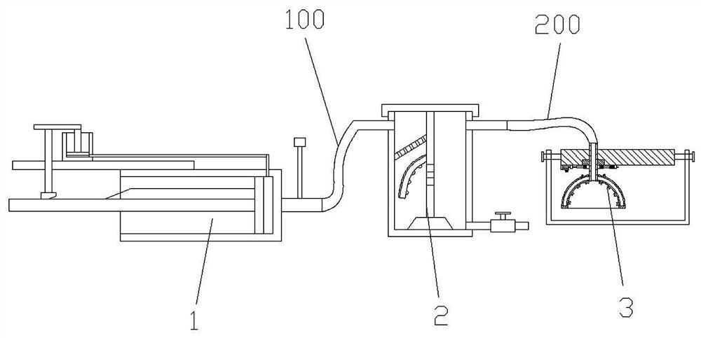 Vacuumizing device for milking dairy cows