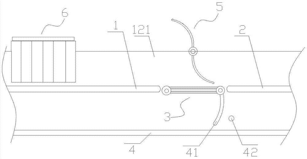 A weighing and rejecting mechanism of an egg sorting device