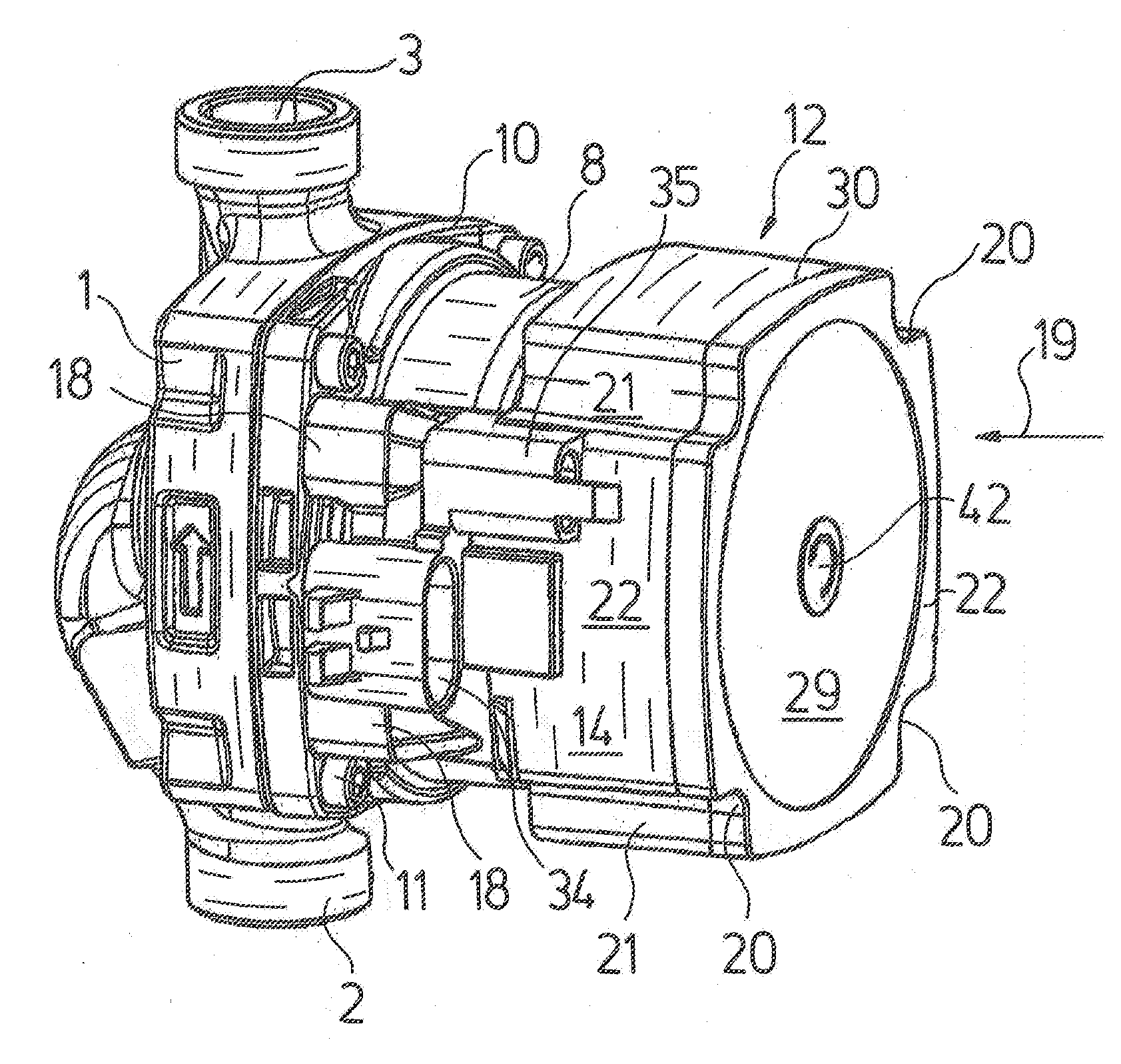 Heat circulation pump