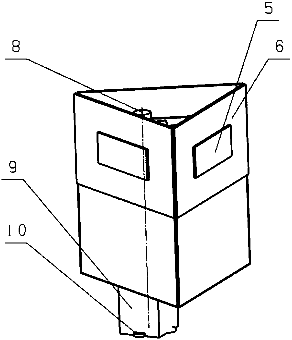 Movable stage background screen based on AGV (automatic guided vehicle) and robot cooperation and construction method of screen