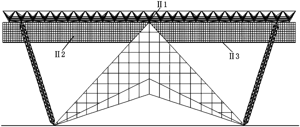 A construction method for overall hoisting of large multi-angular cantilevered trusses