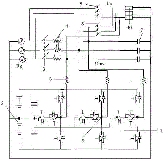 Online uninterruptible power supply and power quality management method using same