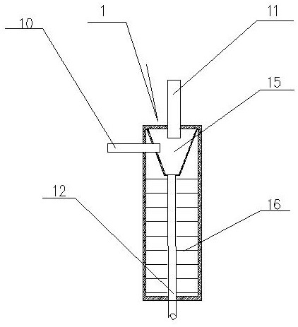 Iron removal device for nickel-cobalt-manganese sulfuric acid solution and method for continuously removing iron ions in nickel-cobalt-manganese sulfuric acid solution at low temperature