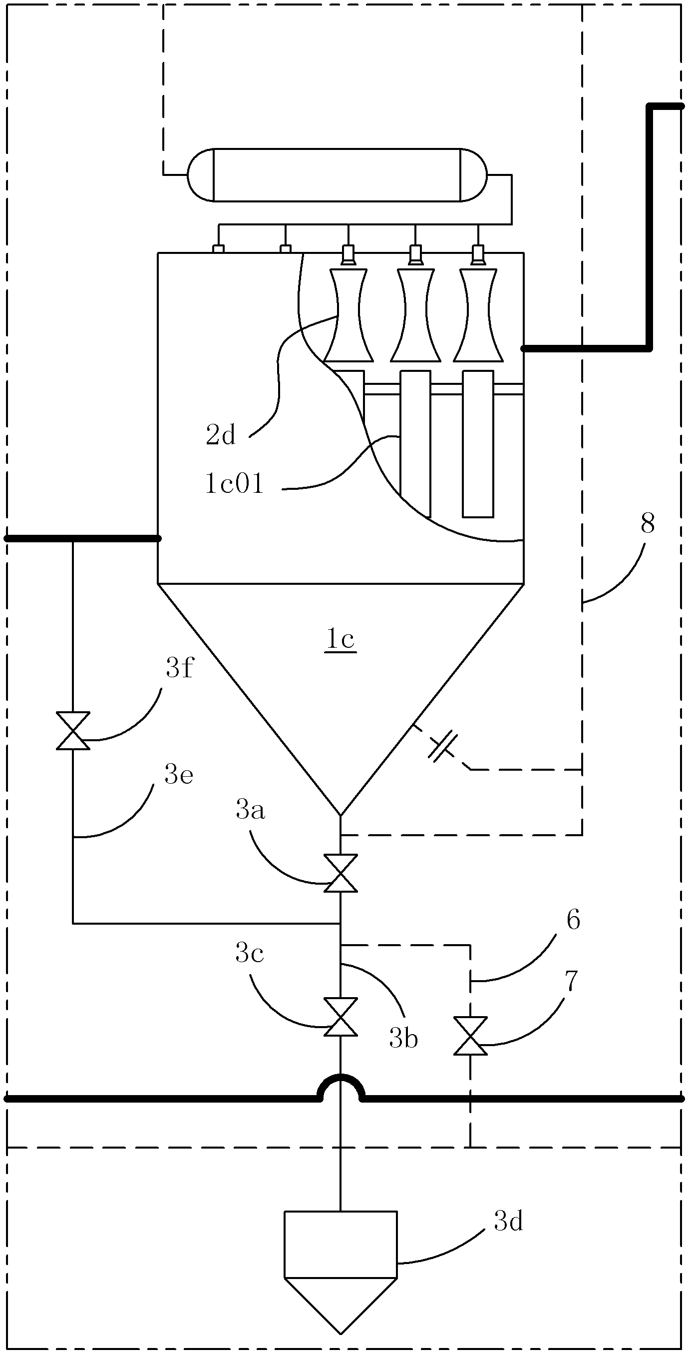 High-temperature flue gas cleaning system