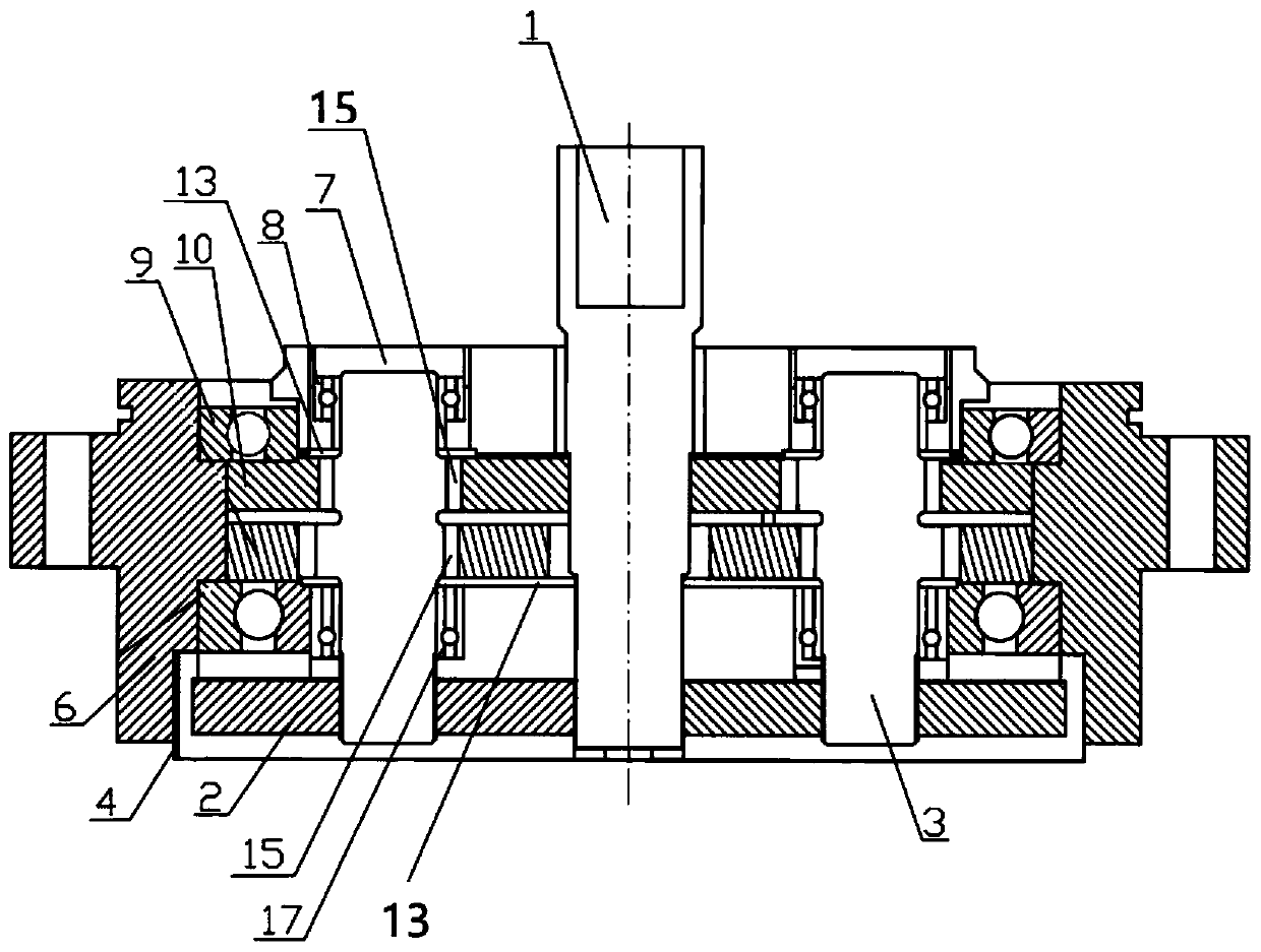 RV bearing based speed reducer