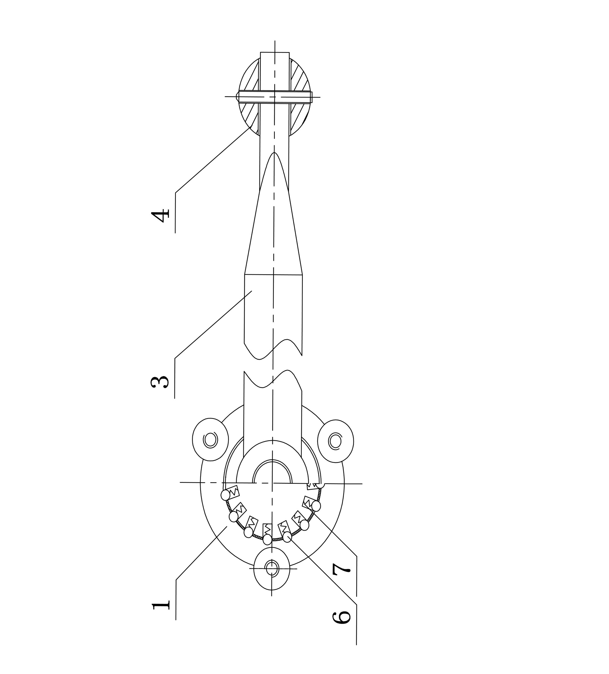 Stationary type safety hammer