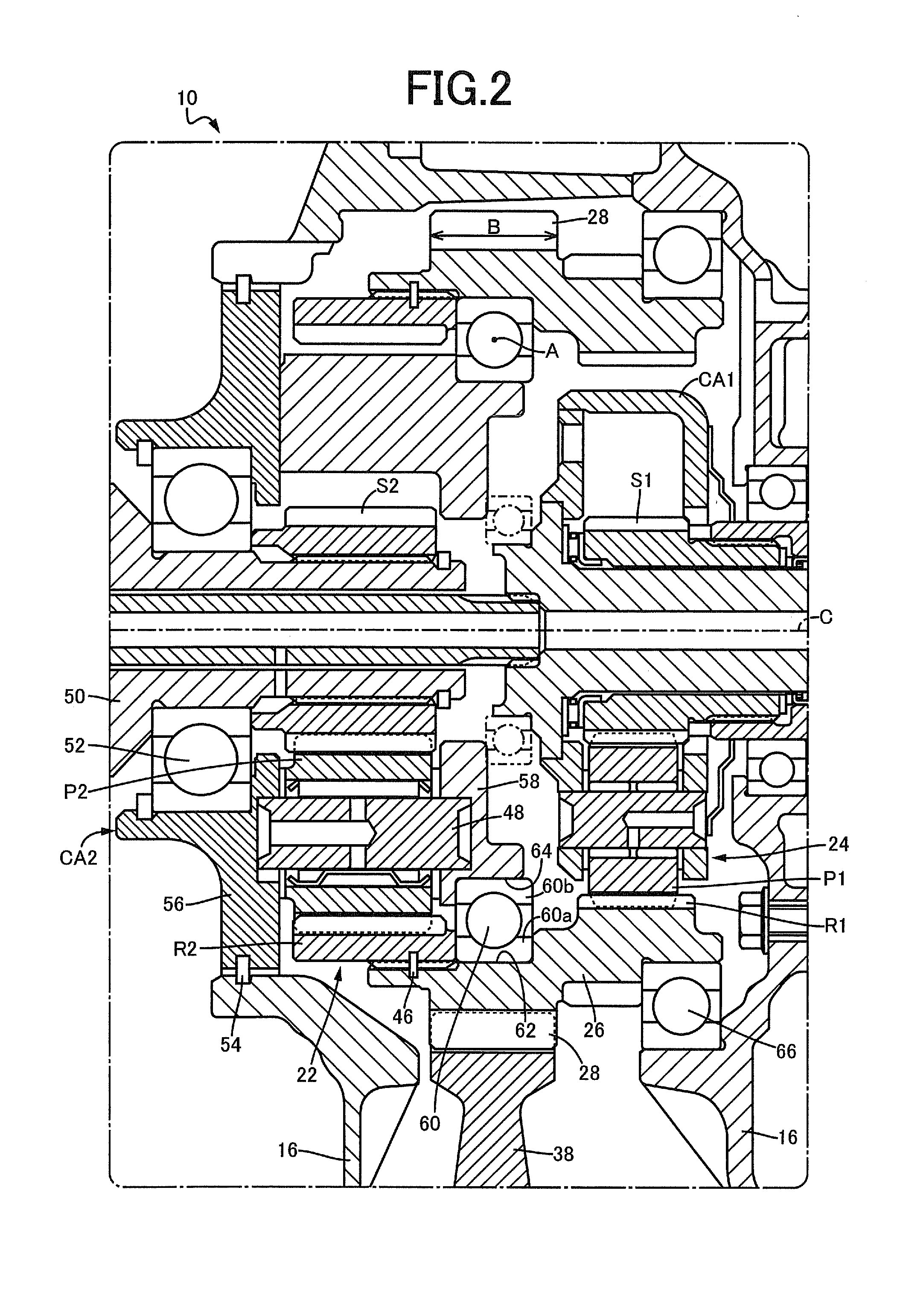 Vehicle power transmission device