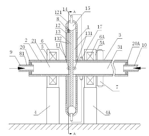 Gas auto-rotating-type motor