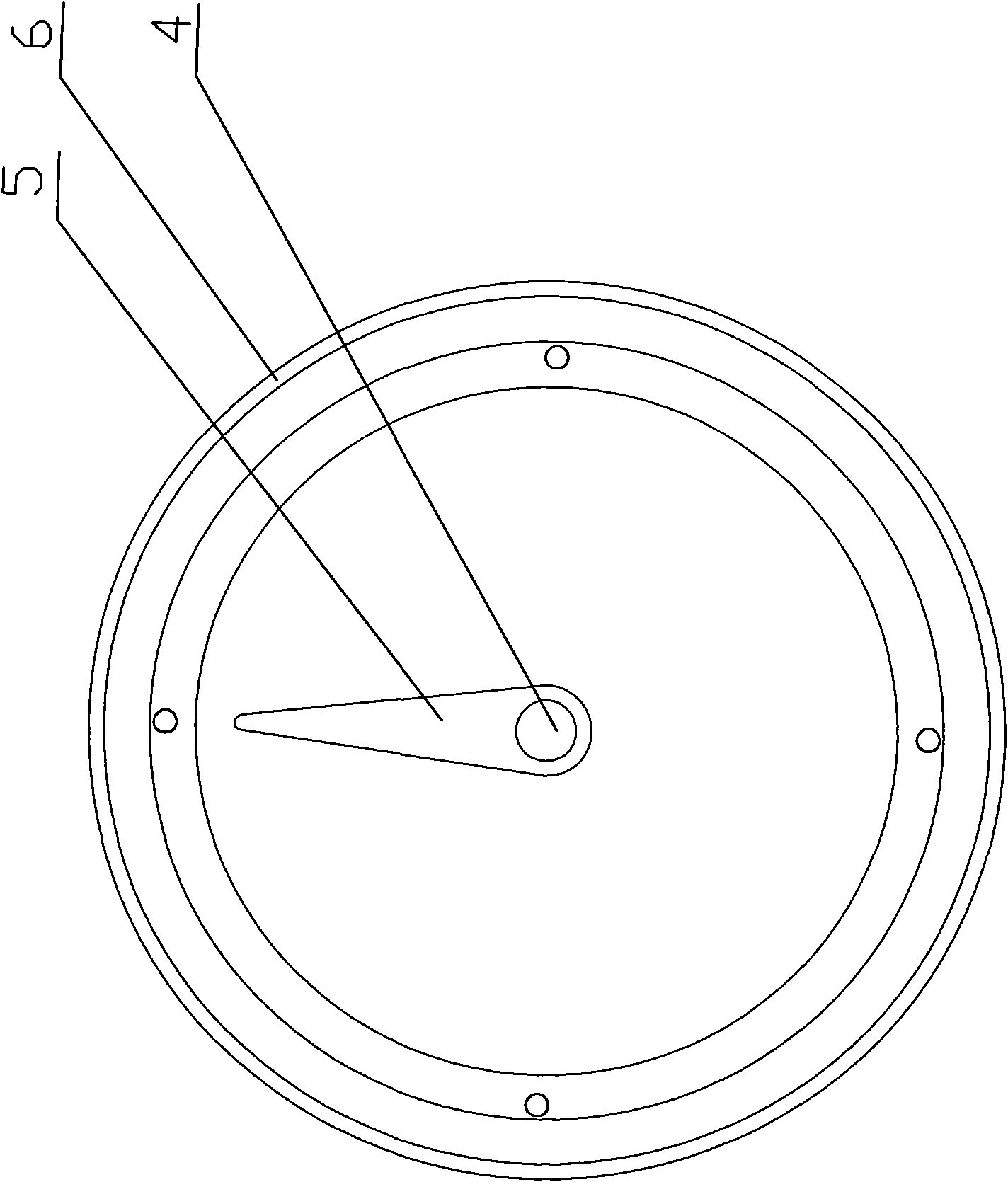 Pointer type reading device with digital function