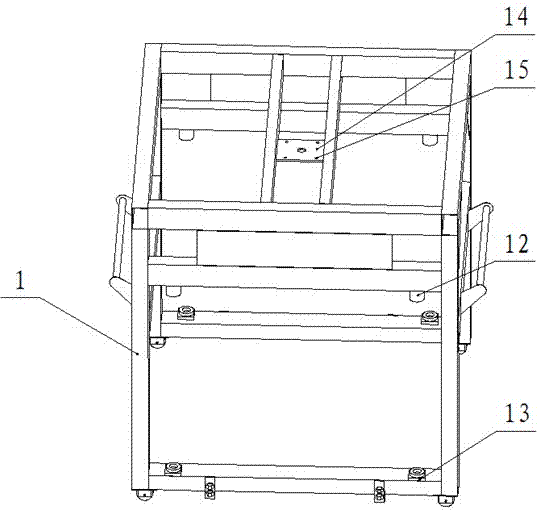 Lifting device of bubble brick cutting machine