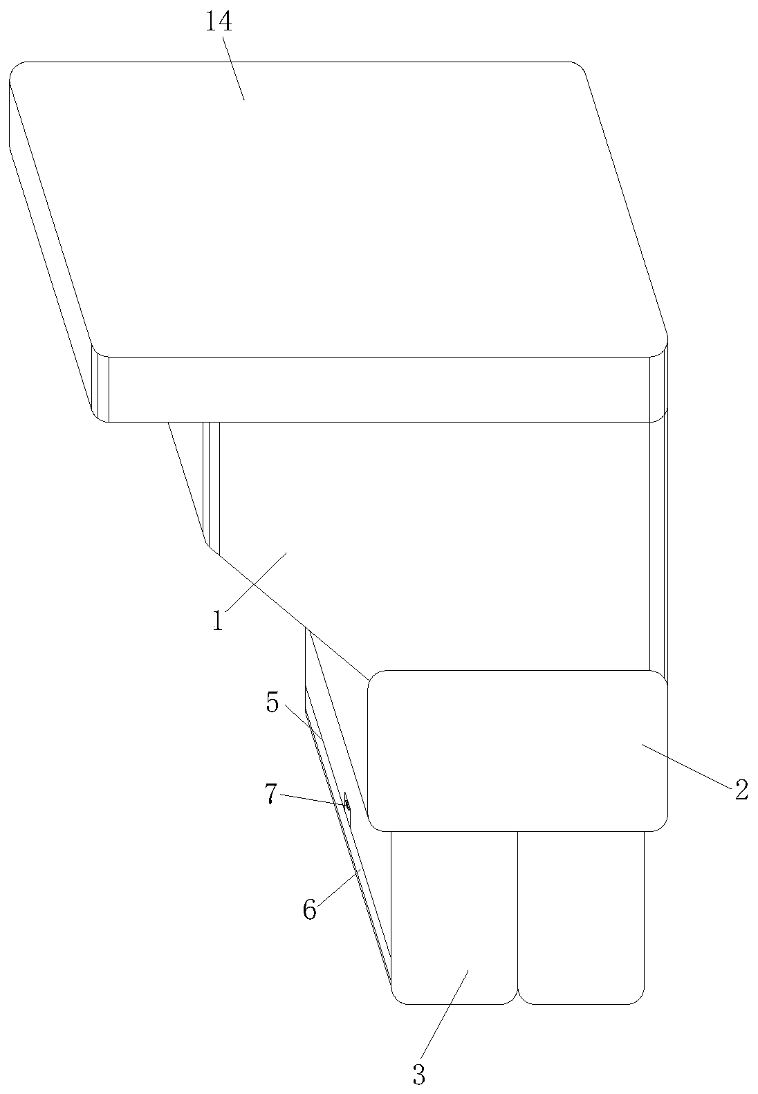 Automobile armrest box capable of automatically screening articles to facilitate article finding