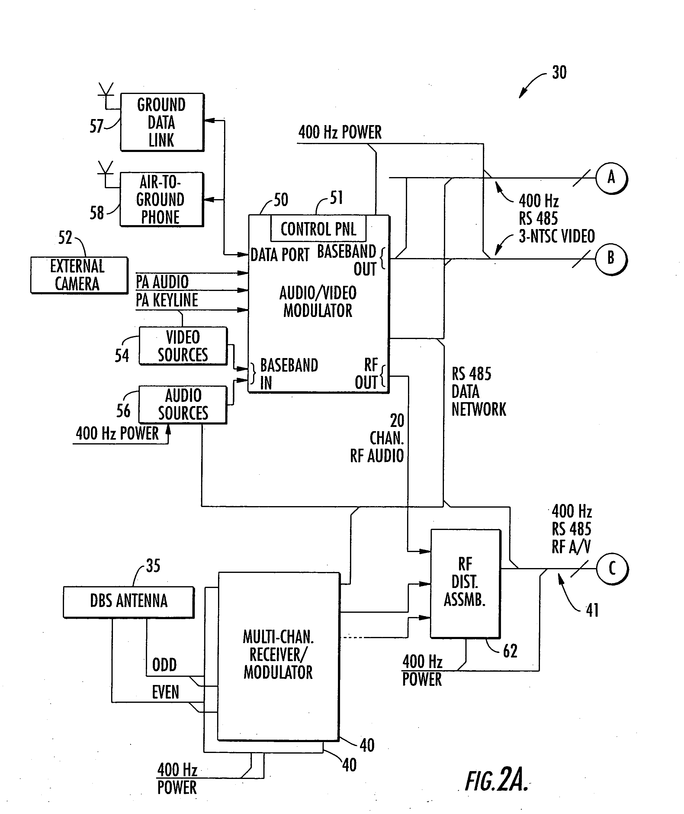 Aircraft in-flight entertainment system including digital radio service and associated methods