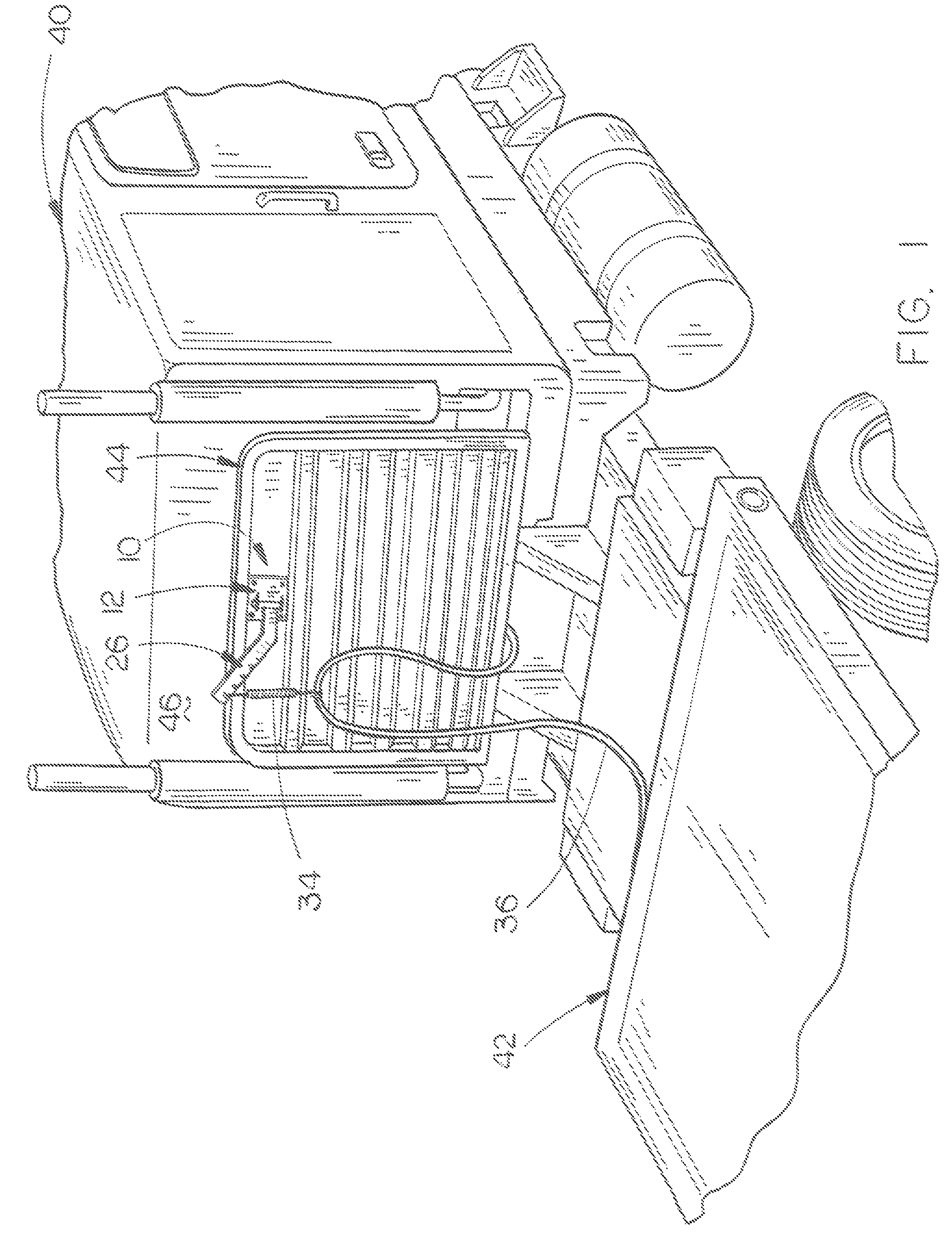 Tractor-trailer hose support