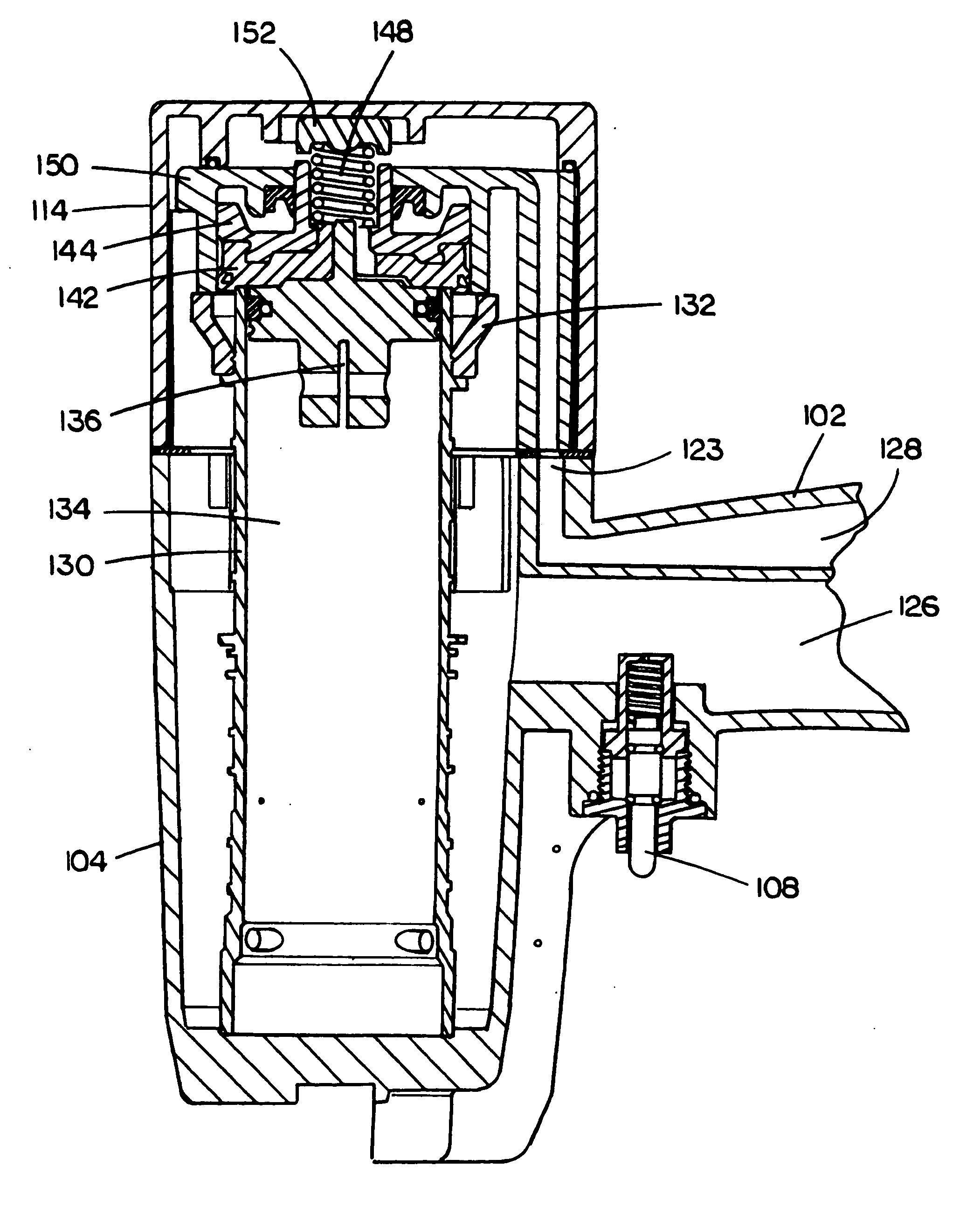 Oil free head valve for pneumatic nailers and staplers