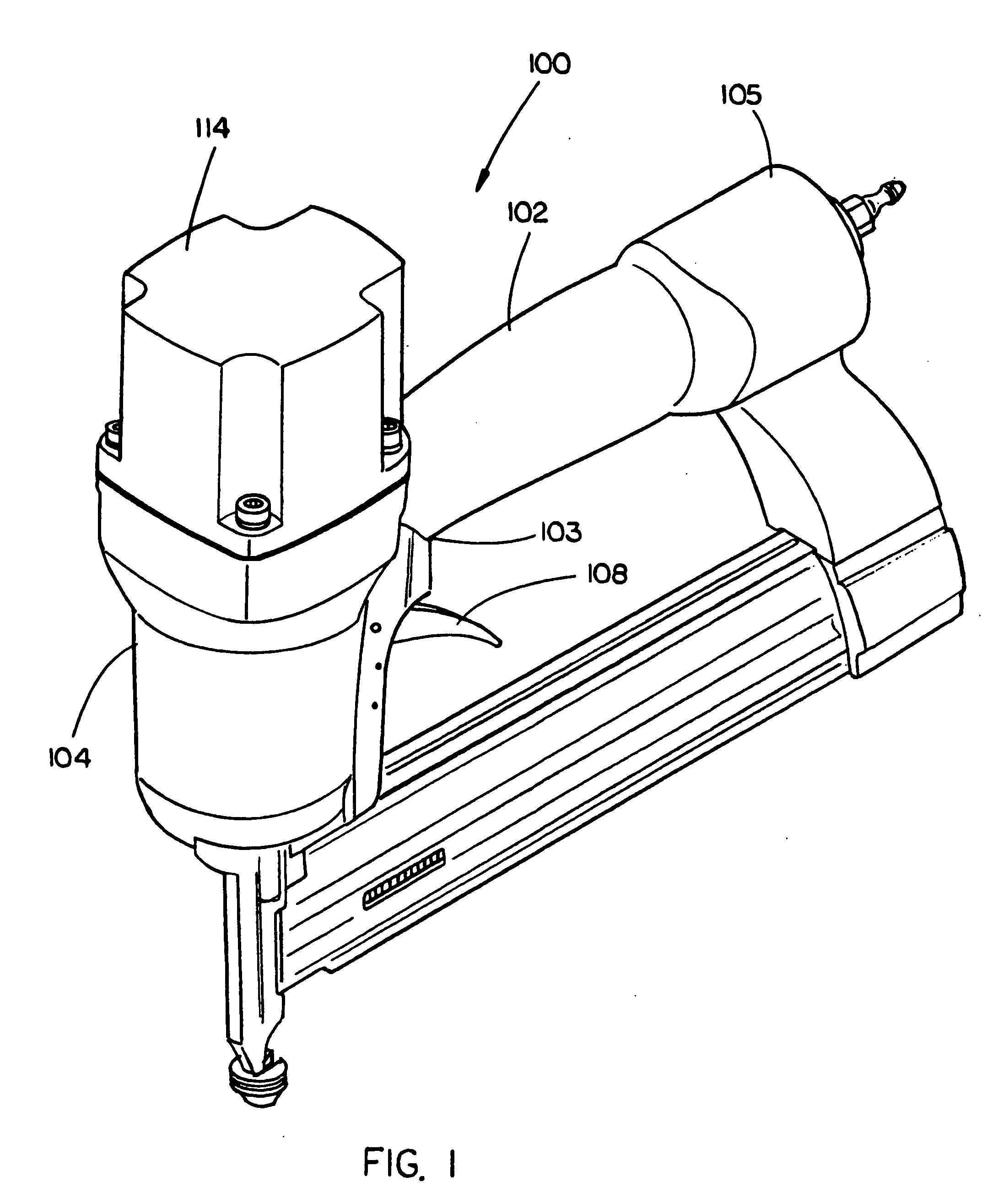 Oil free head valve for pneumatic nailers and staplers