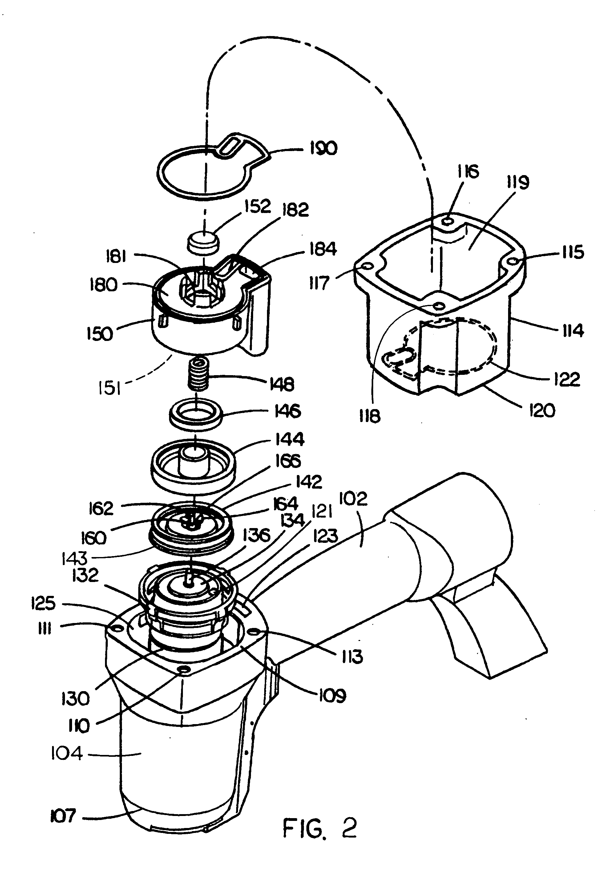 Oil free head valve for pneumatic nailers and staplers