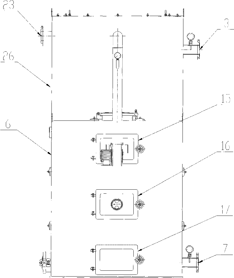 Plate-type heat-exchange efficient energy-saving furnace