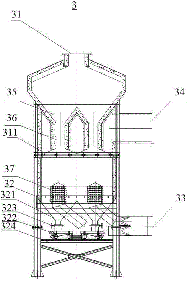 High-temperature pellet sensible heat recycling device and method