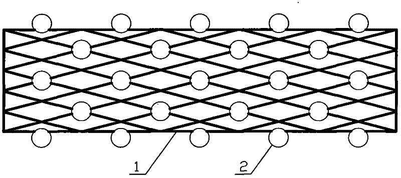 Medical stent in chemotherapy tract