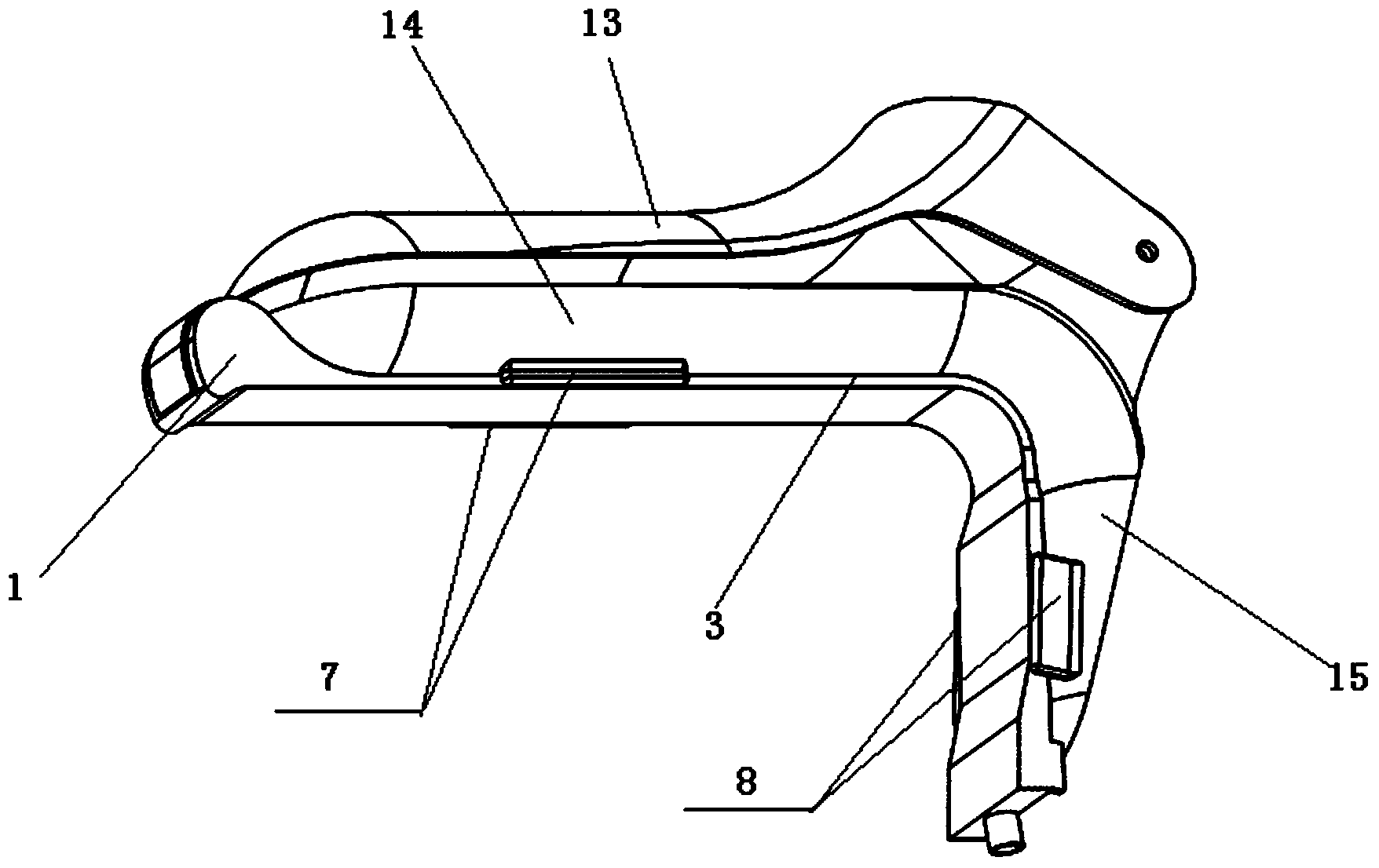 Combined body of speculum for hysteroscopic surgery and ultrasonic probe and application method thereof