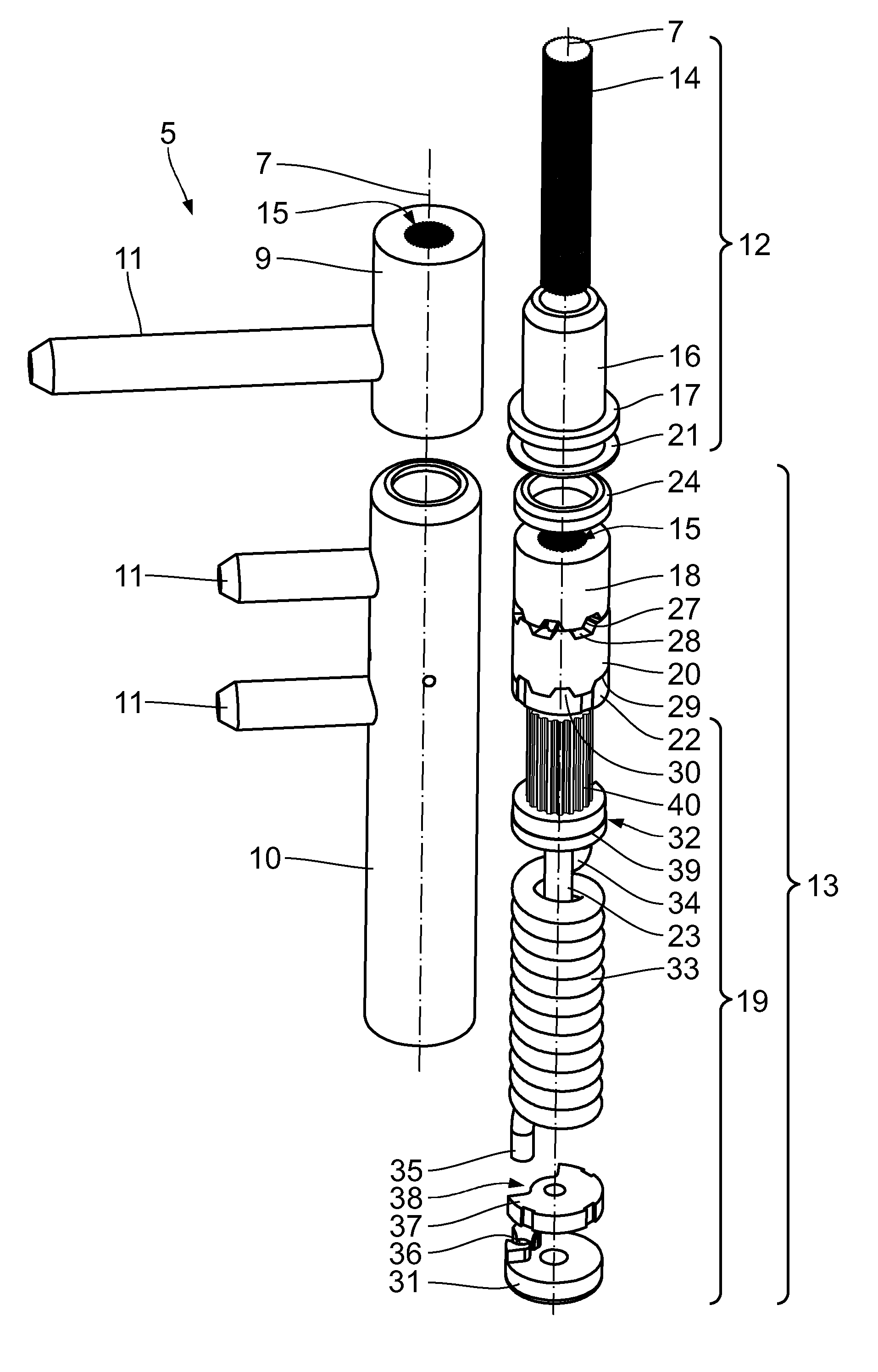 Closing hinge