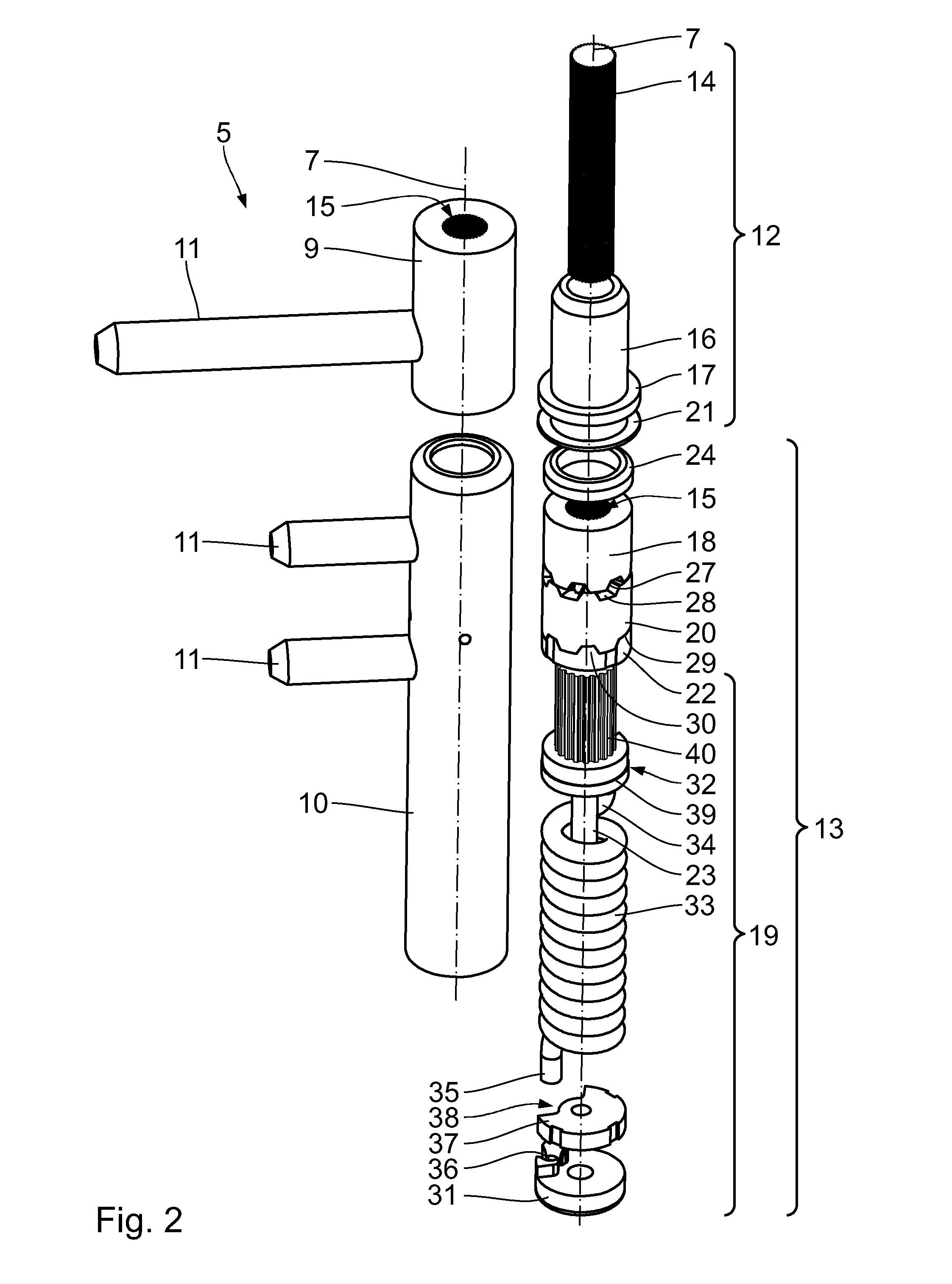 Closing hinge