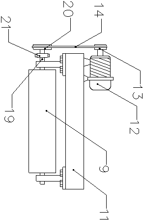 A quartz stone polishing device