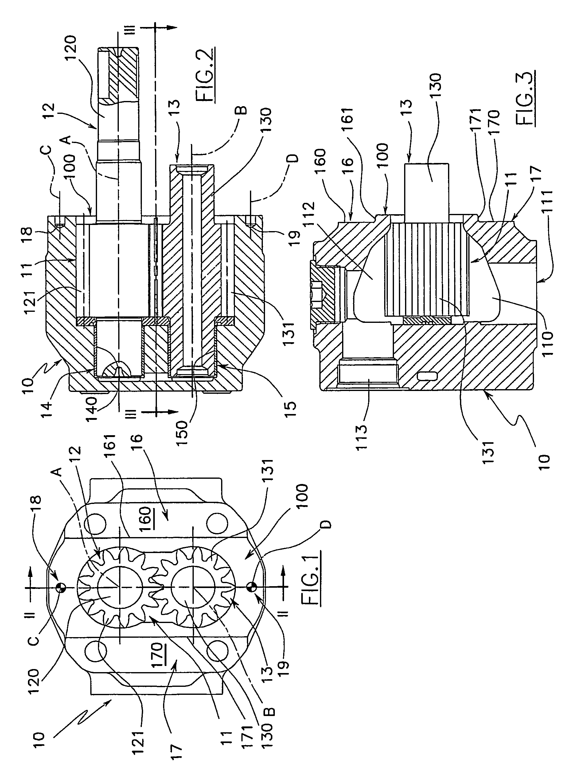 Geared hydraulic machine