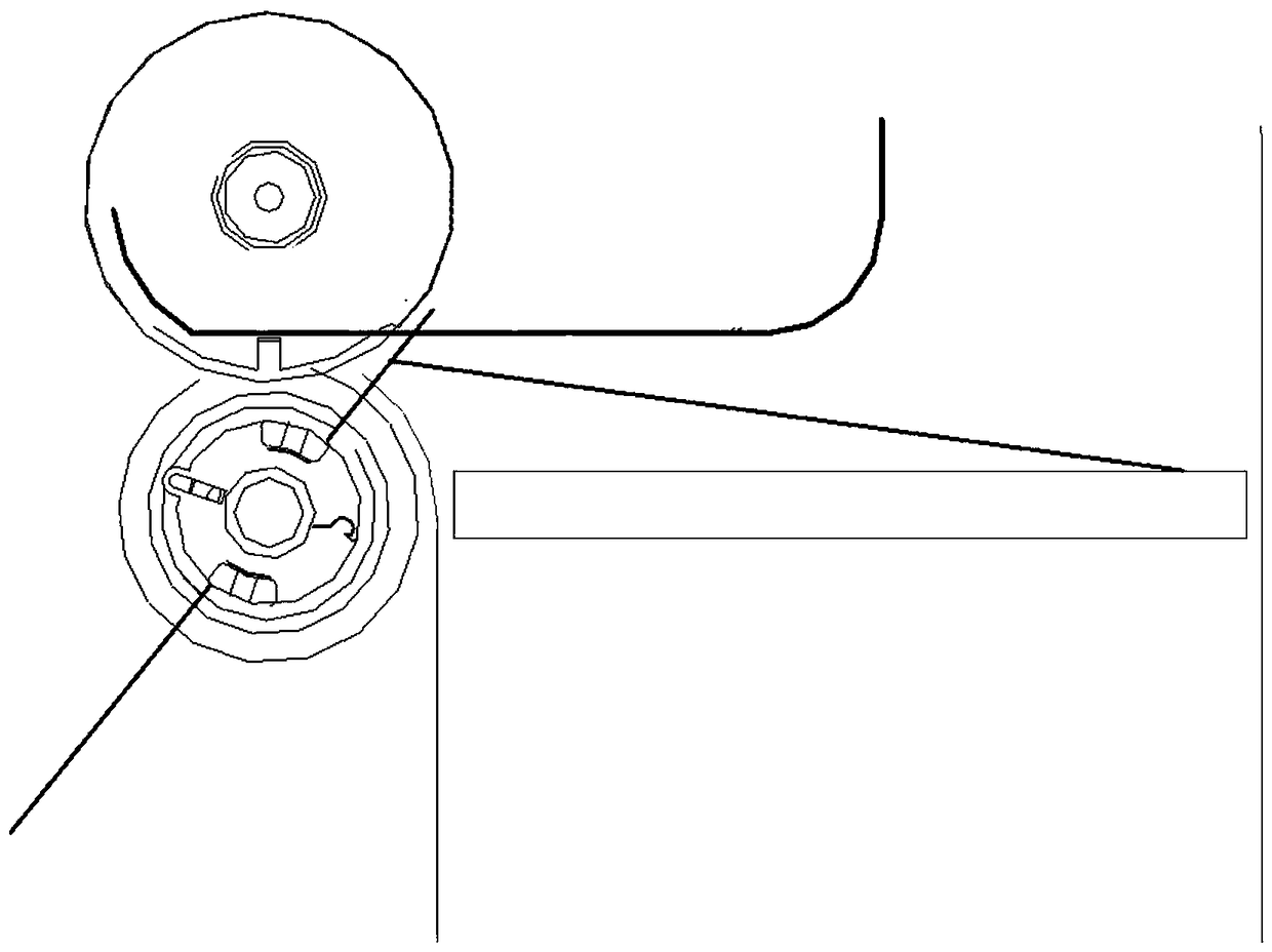 A banknote stacking device