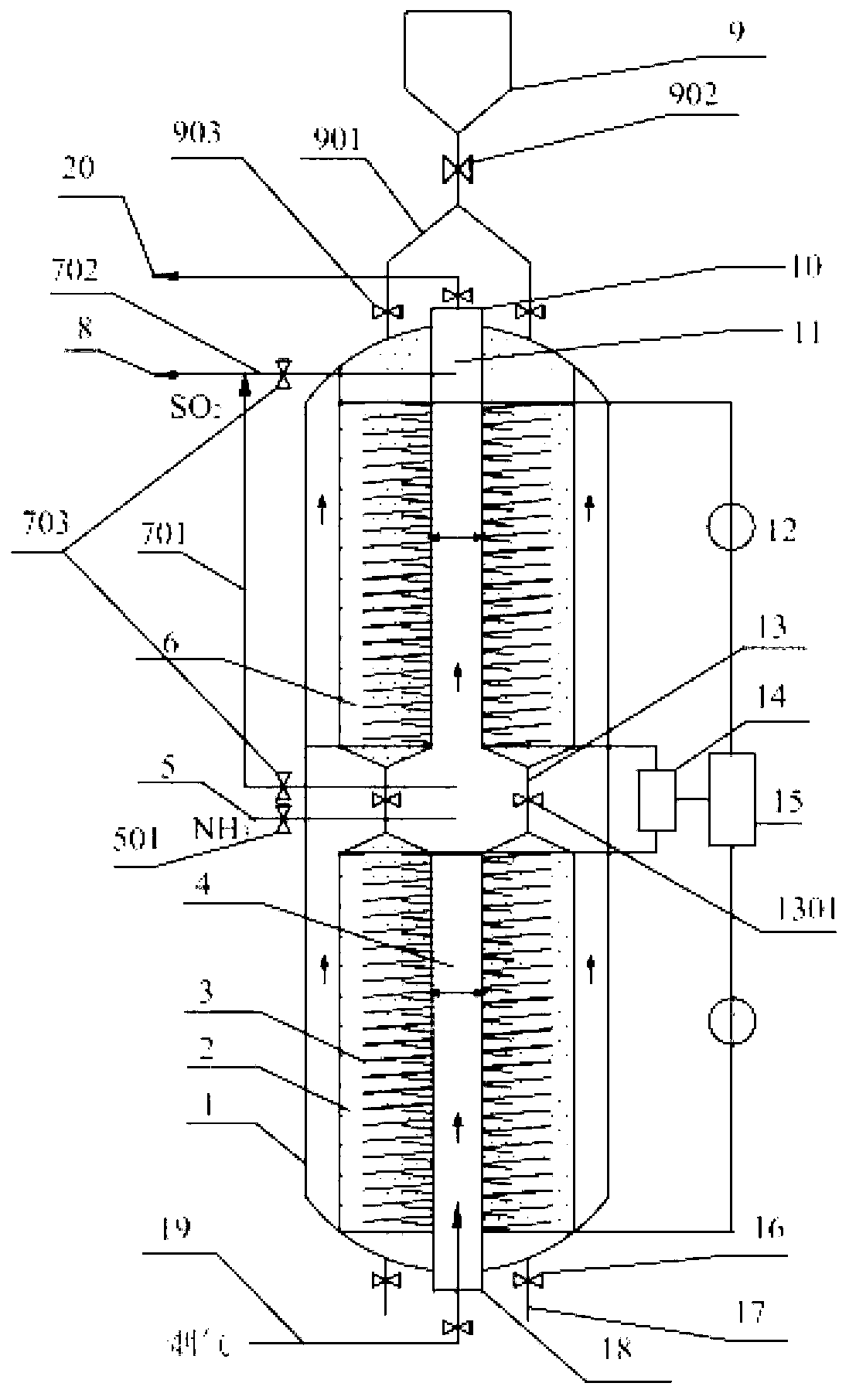 Flue gas cleaning system capable of switching pollutant desorption technology and adsorbent regeneration technology and method thereof