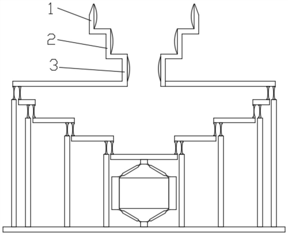 A piezoelectric-driven flexible hinge clamping device and control method based on binocular distance measurement