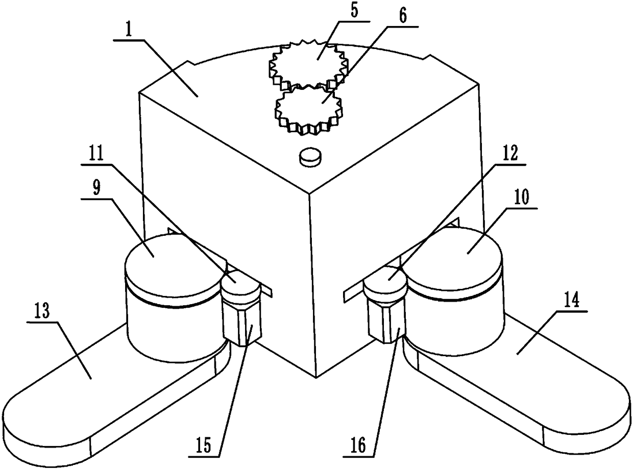 Special lifting device for rectangular steel plate