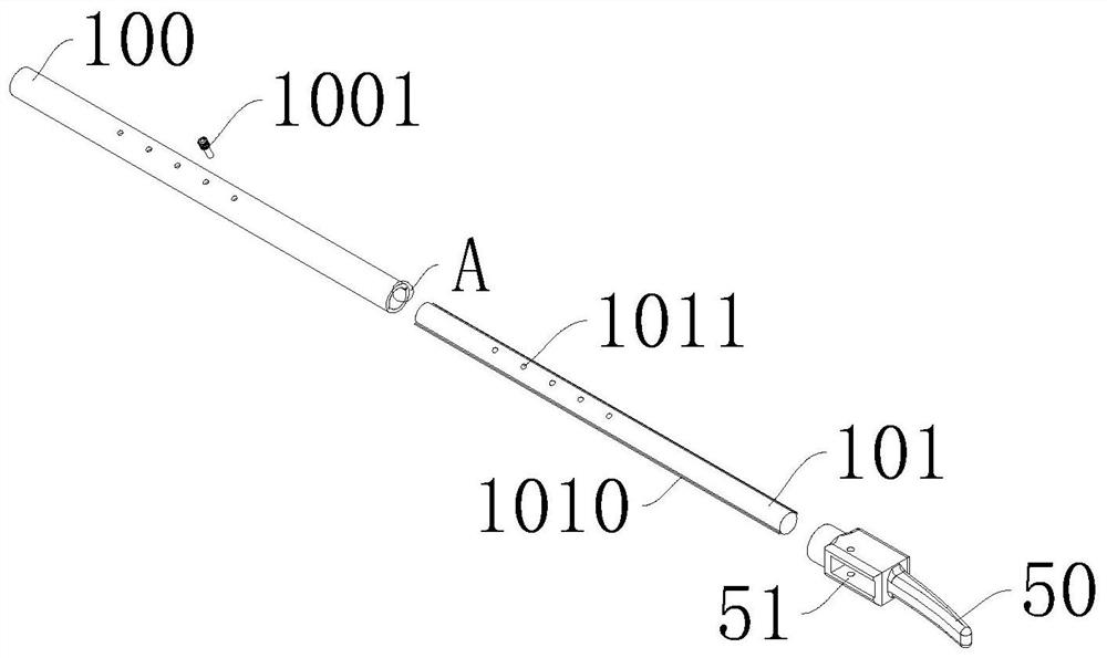 Adjustable clamping and locking telecommunications cable hook suspension device