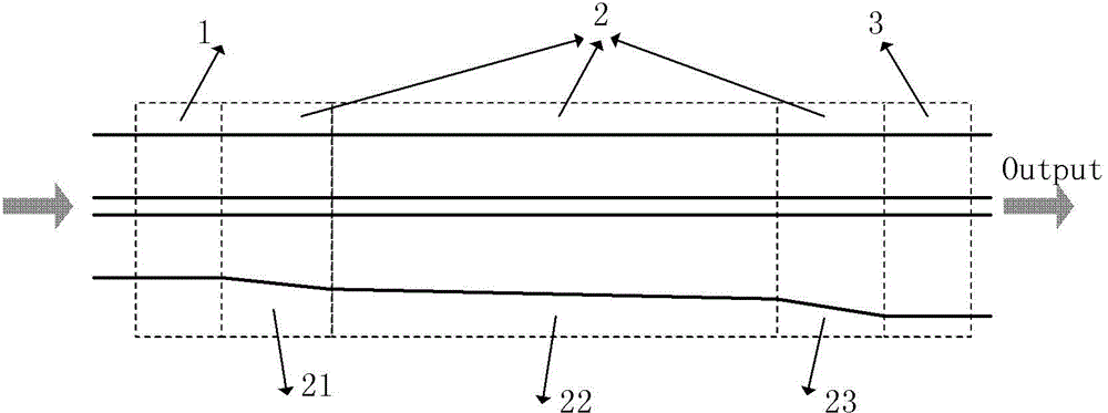 Polarization rotator based on asymmetric vertical slot waveguide